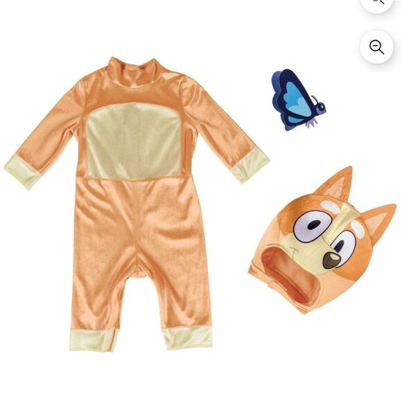 New Bluey Bingo with Flappy Butterfly Halloween Deluxe Costume - Picture 11 of 12